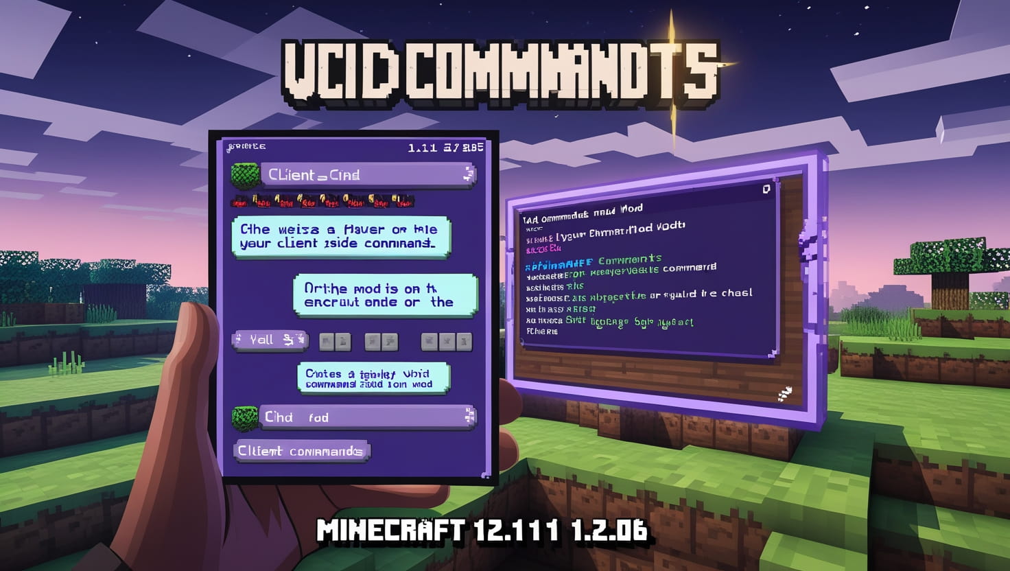 Void Commands Mod (1.21.11, 1.20.6) – Adds Various Client Side Commands